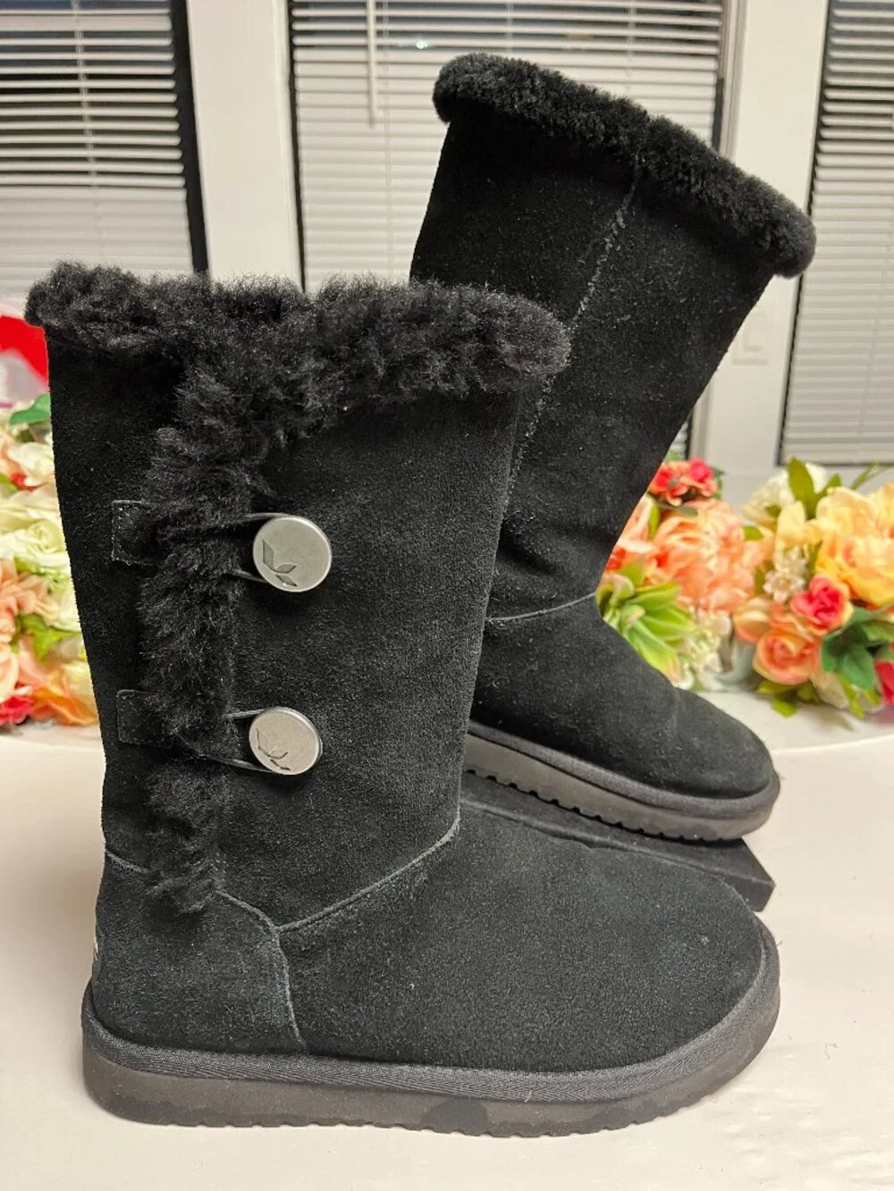 Koolaburra by UGG Victoria Tall Boots Black Size 7